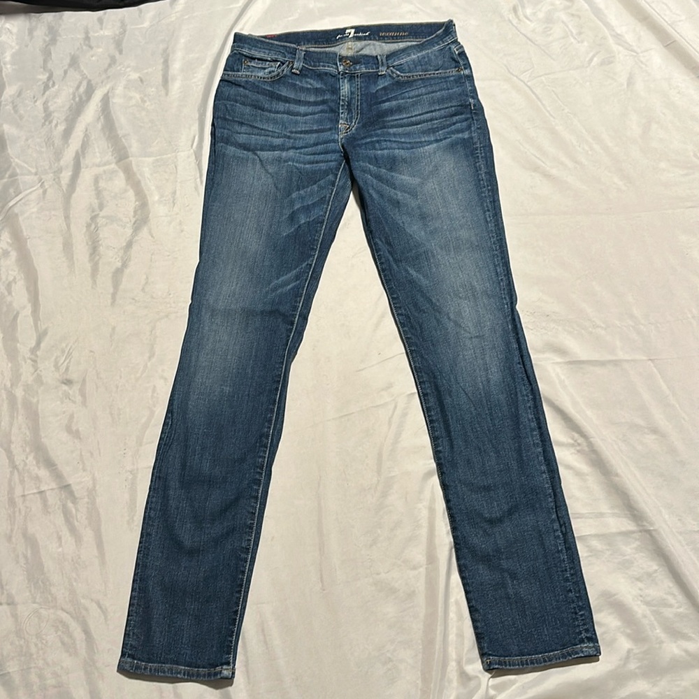 7 For All Mankind Roxanne Straight Leg Jeans 31
